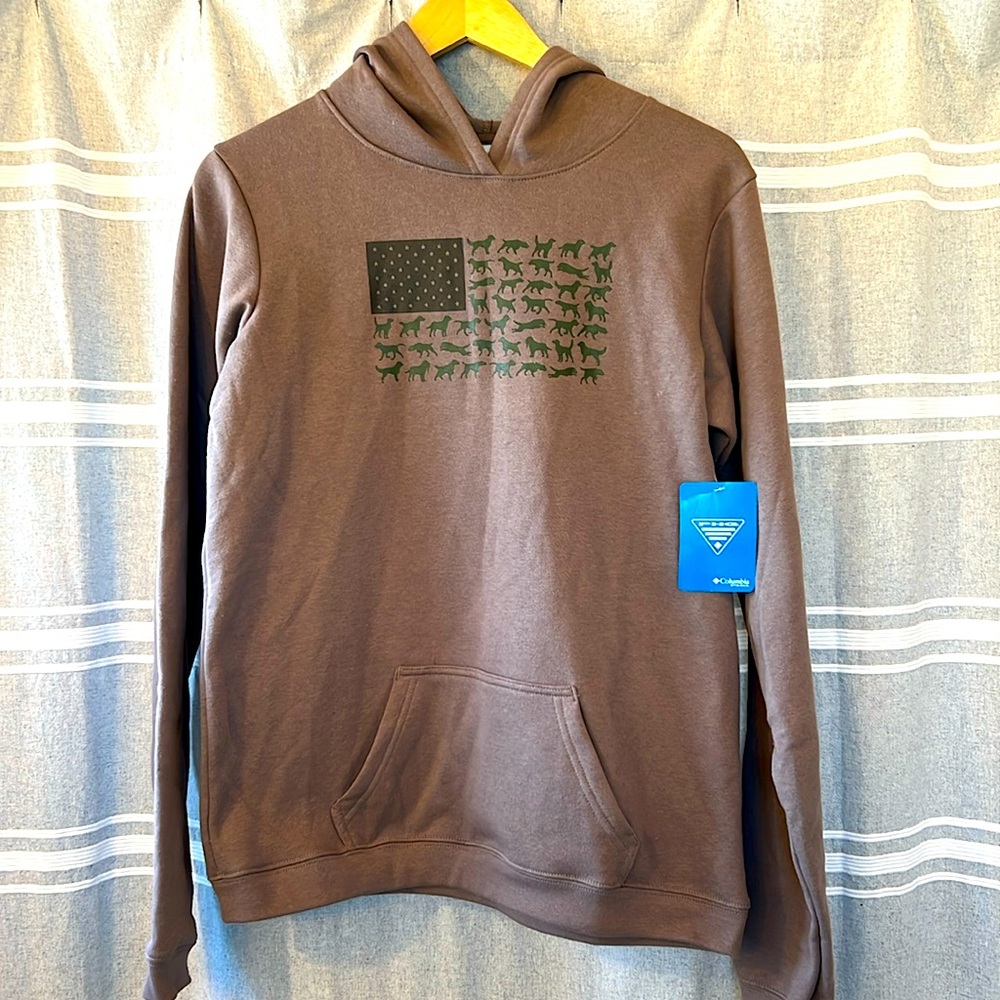 Columbia Kids' PHG™ Hunt Flag Hoodie - Dog Flag Pattern - Youth XL